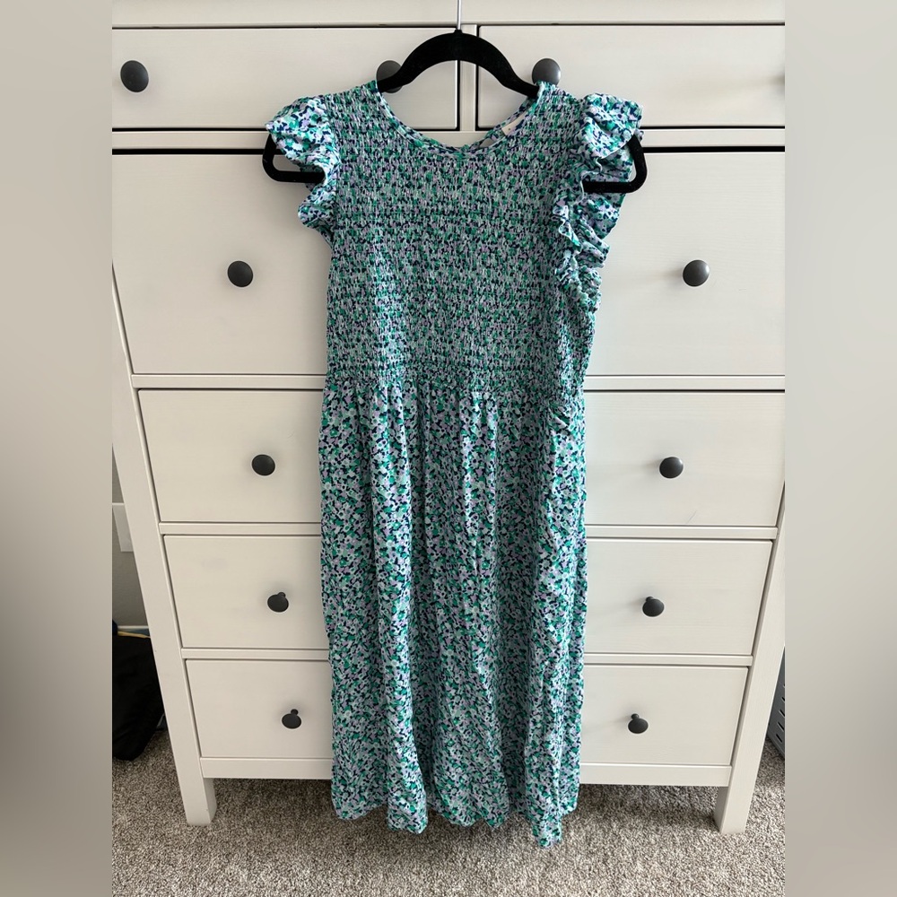 a new day Blue Floral Casual Dress